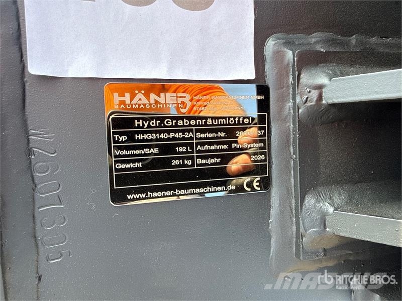 Haener HHG3140-P45-2A Tilt Excavator Bucket (Unuse دلاء