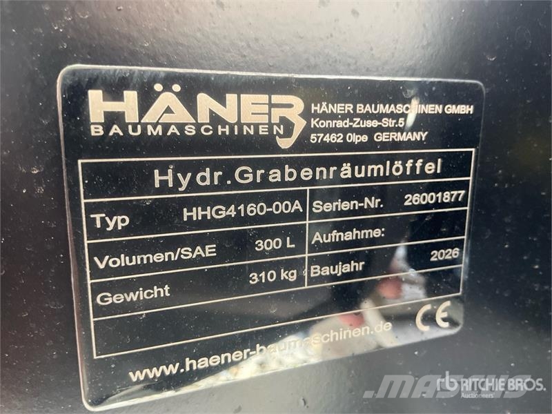  Haener HHG4160-00A Tilt Excavator Bucket (Unused) Ковши