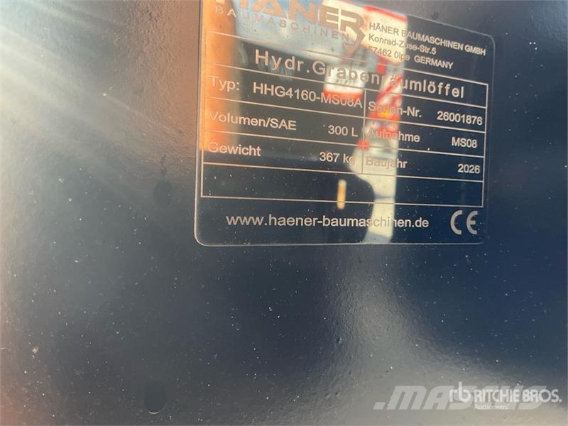 Haener HHG4160-MS08A Tilt Excavator Bucket (Unused Kašike / Korpe