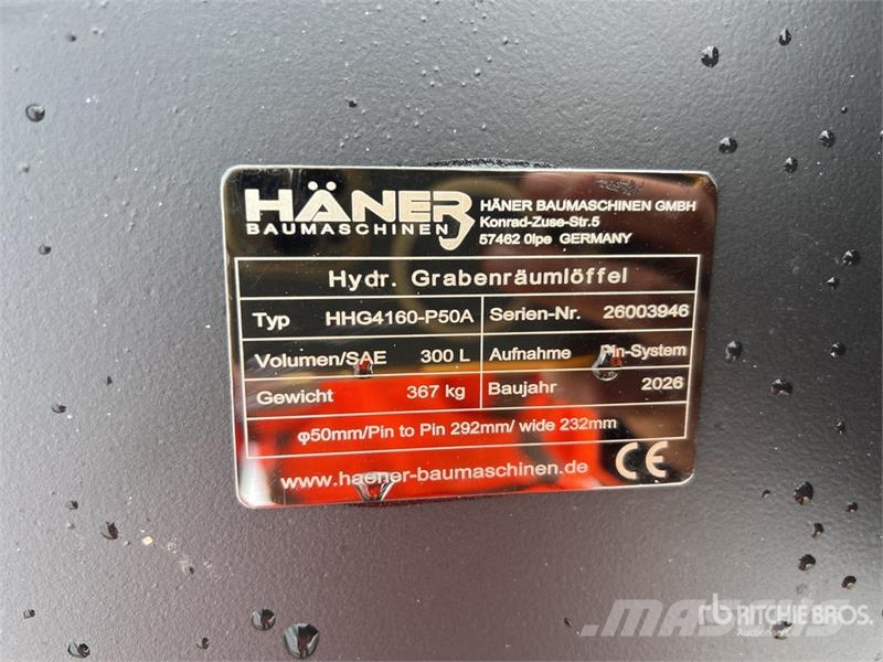  Haener HHG4160-P50A Tilt Excavator Bucket (Unused) دلاء
