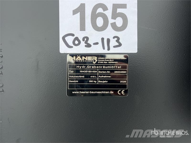 Haener HHG5180-00A 1750 mm Hydraulic Tilting Excav دلاء