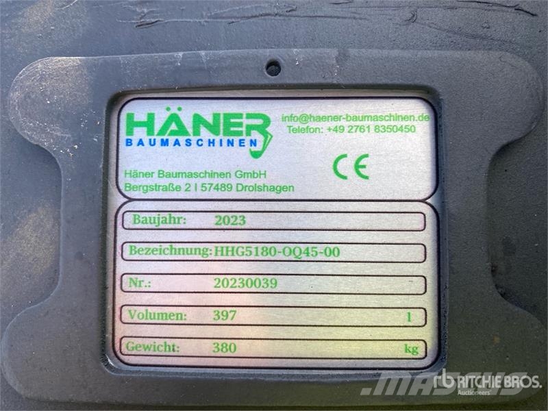  Haener HHG5180-OQ45 (without Adapter) Excavator Bu دلاء