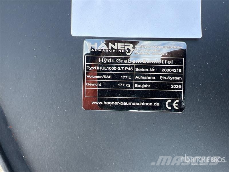  Haener HHUL1000-3.7-P45 Universal Excavator Bucket Žlice