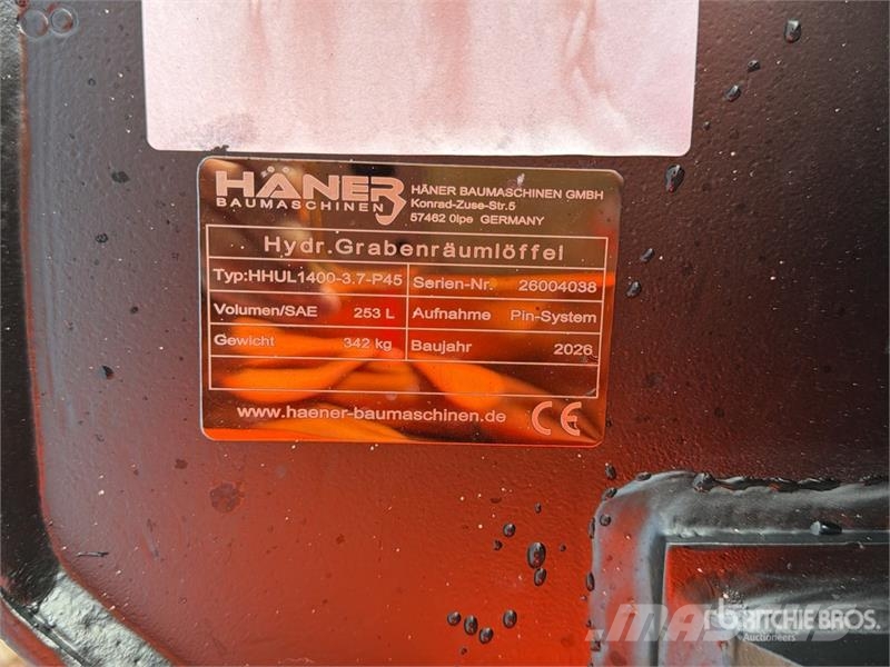  Haener HHUL1400-3.7-P45 1400 mm Tilting Universal  دلاء
