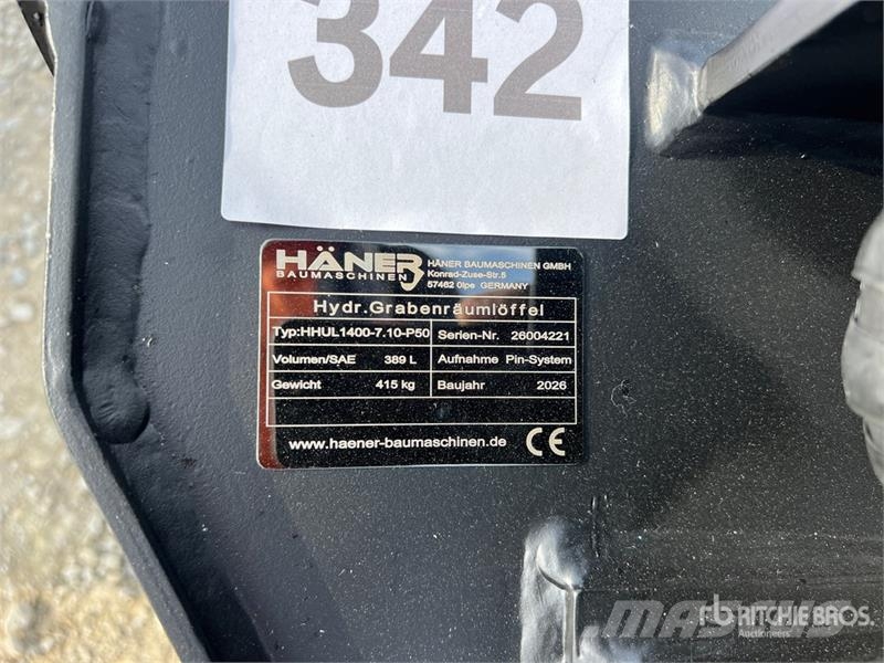 Haener HHUL1400-7.10-MS08 Universal Excavator Buck Benne