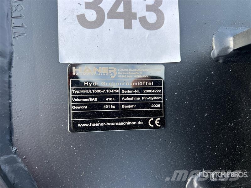  Haener HHUL1500-7.10-P50 Universal Excavator Bucke Žlice