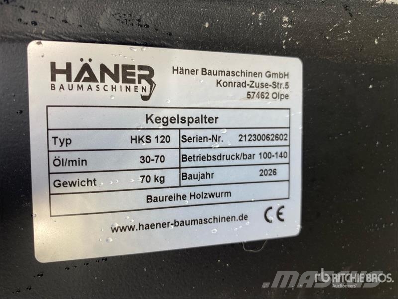  Haener HKS120 Log Splitter (Unused) قطاعات وقسامات خشب