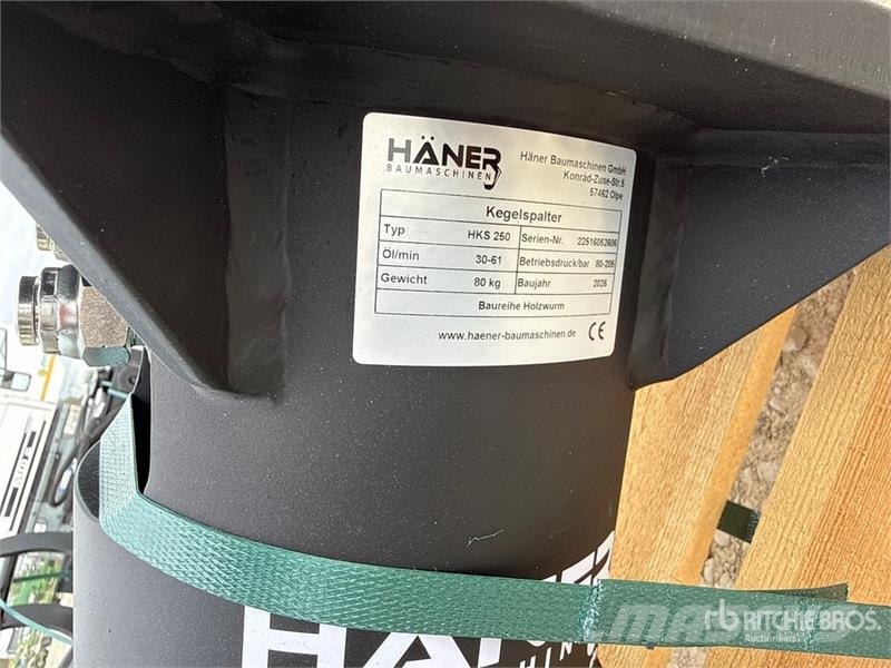 Haener HKS250 Log Splitter (Unused) Cepilniki, lesni drobilci, in žage