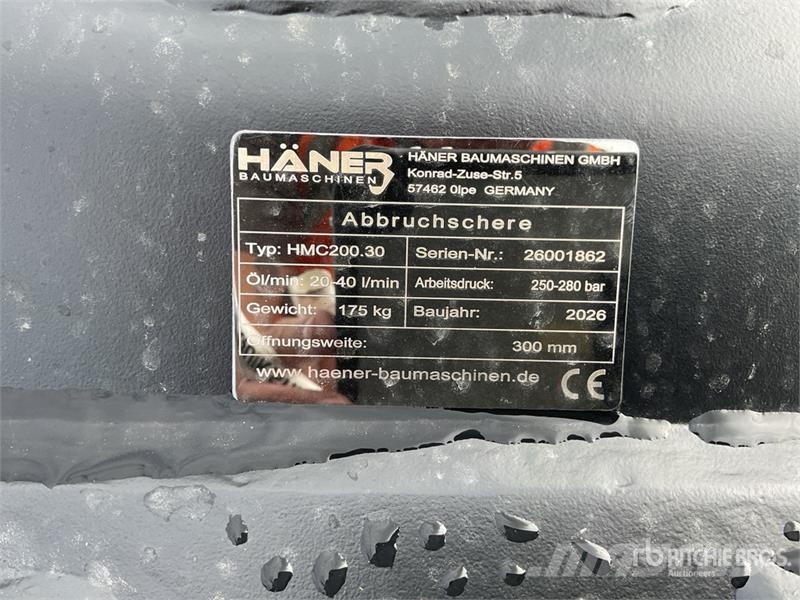 Haener HMC200.30 Demolition Shear (Unused) Cisailles