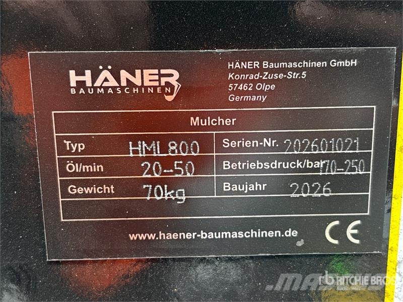 Haener HML800 Flail Mower (Unused) Maaiers