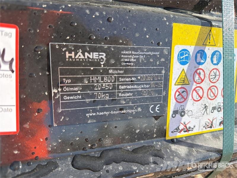 Haener HML800 Flail Mower (Unused) Kosilnice