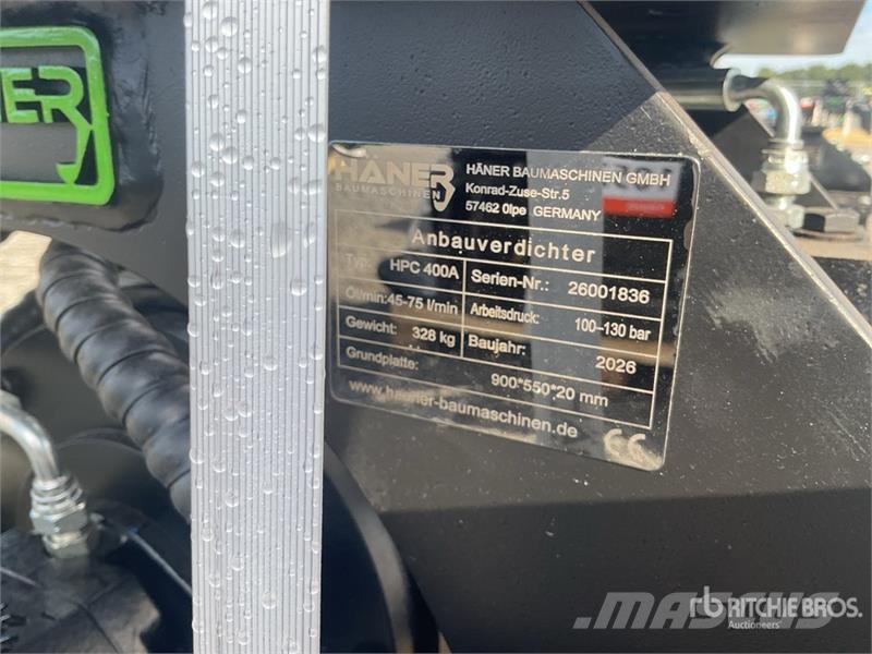  Haener HPC400-A Hydraulic Plate Compactor Attachme دكاكات أفقية