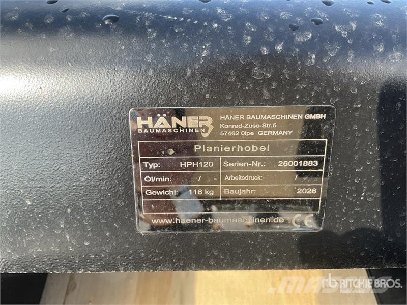 Haener HPH 120A Grading Beams (Unused) Egyéb alkatrészek