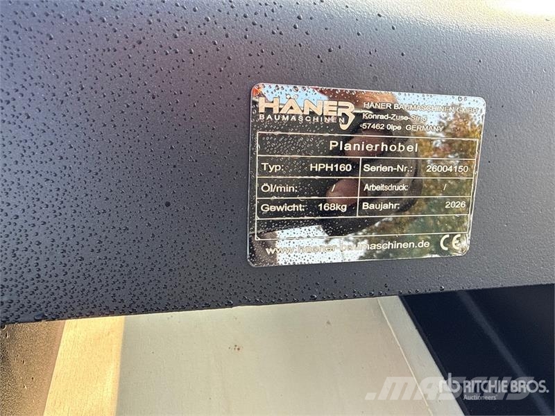 Haener HPH 160A Grading Beams (Unused) Други компоненти