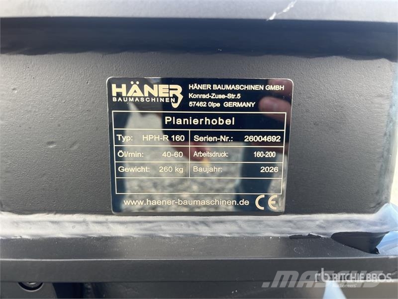 Haener HPH-R160 Grading Beams (Unused) مكونات أخرى