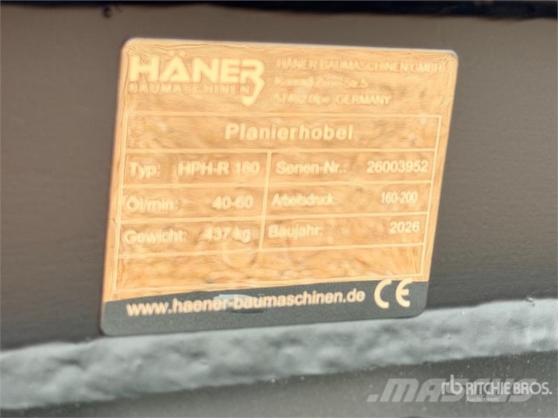  Haener HPH-R180A Rotating Grading Beams (Unused) Other components