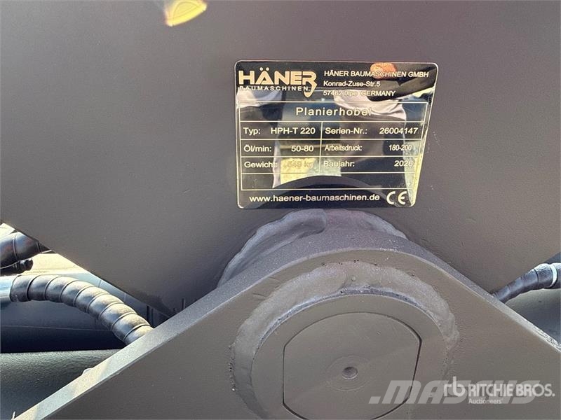 Haener HPH-T 220A Grading Beams (Unused) Други компоненти