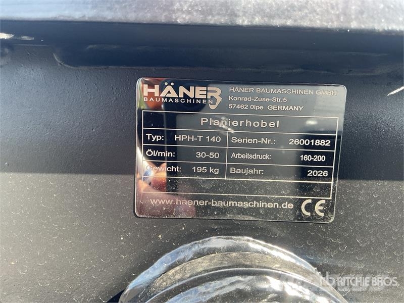 Haener HPH-T140A Grading Beams (Unused) Egyéb alkatrészek