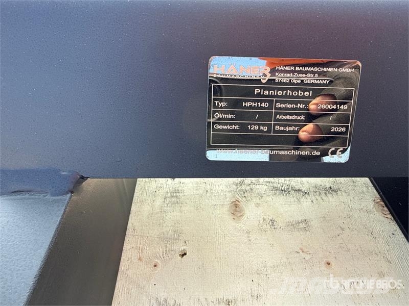 Haener HPH140A Grading Beams (Unused) Други компоненти
