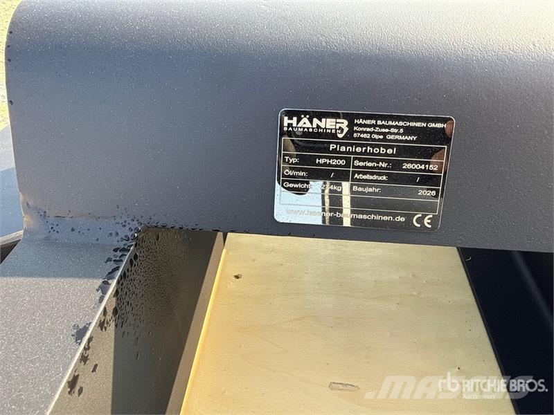 Haener HPH200A Grading Beams (Unused) Други компоненти