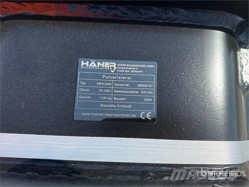 Haener HPX1200 Demolition Pulverizer (Unused) Celtniecības drupinātāji