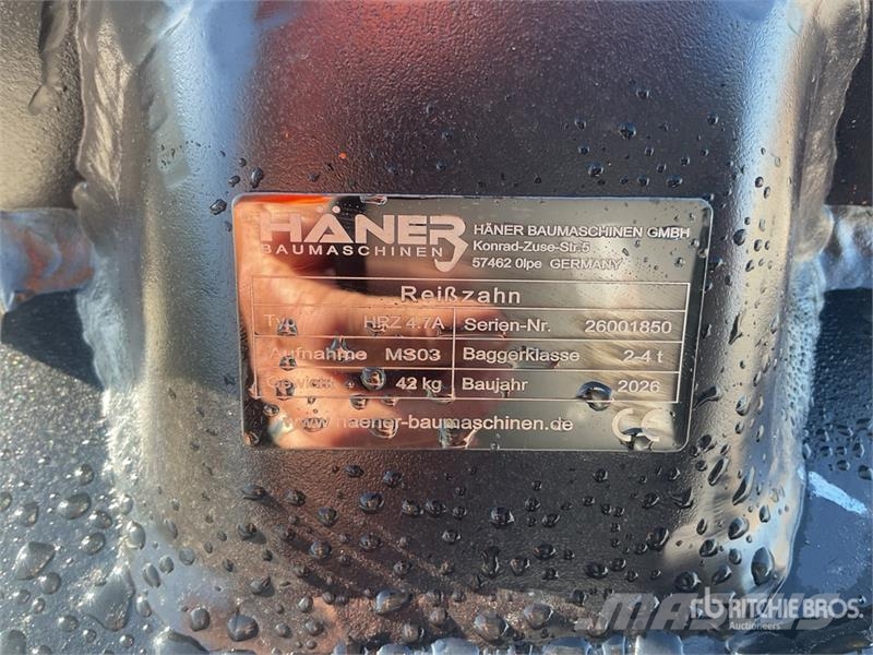 Haener HRZ4.7 Excavator Ripper (Unused) Réthasogatók