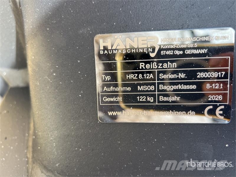  Haener HRZ8.12 Excavator Ripper (Unused) Půdní rozrušovače