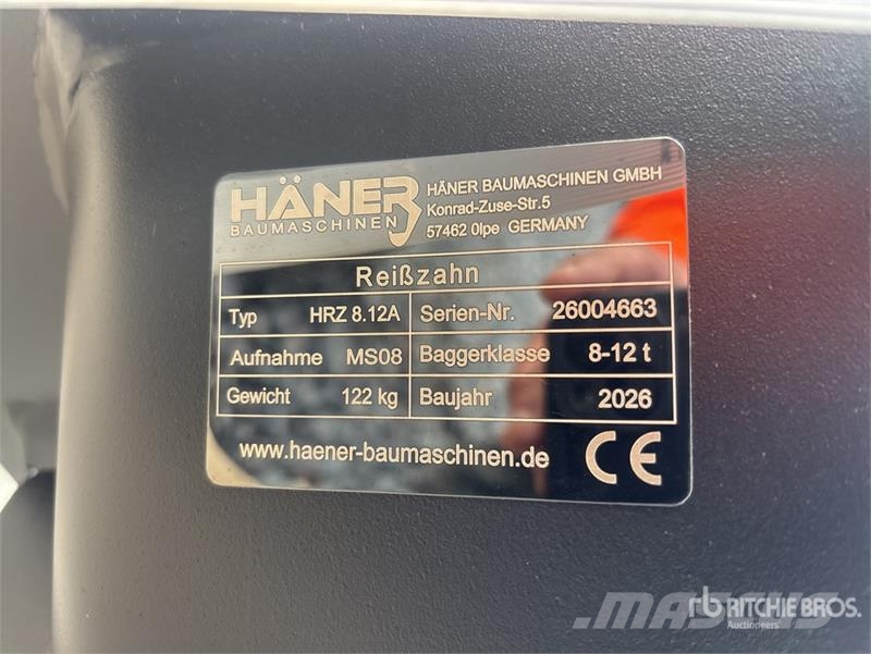 Haener HRZ8.12A Excavator Ripper (Unused) Scarificateur