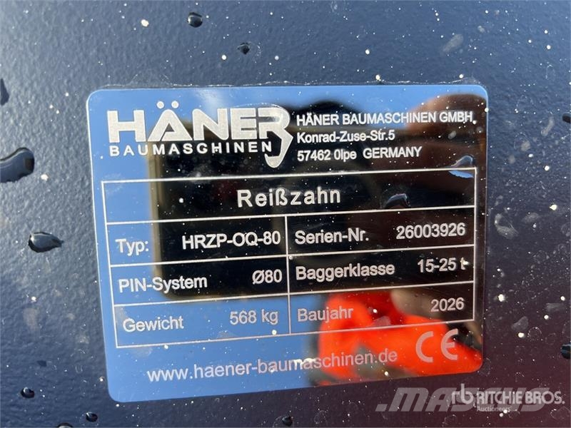  Haener HRZP-OQ-80 Excavator Ripper (Unused) خداشات
