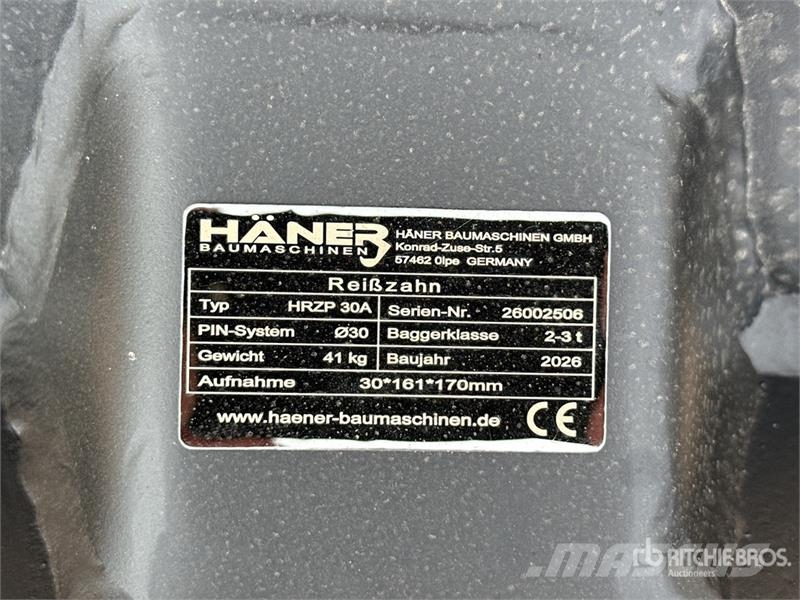 Haener HRZP30A Dent De Deroctage (Non Utilise) Exc Scarificateur