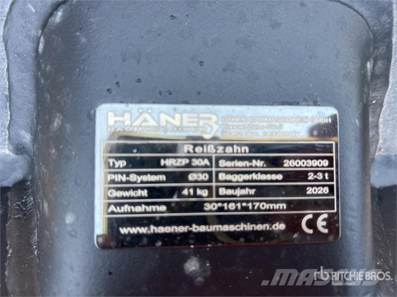  Haener HRZP30A Excavator Ripper (Unused) Εκχερσωτές