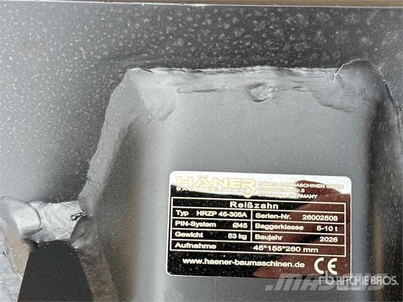 Haener HRZP45-305A Dent De Deroctage (Non Utilise) Scarificateur