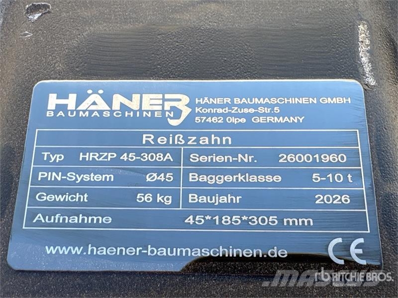 Haener HRZP45-308A Excavator Ripper (Unused) Réthasogatók