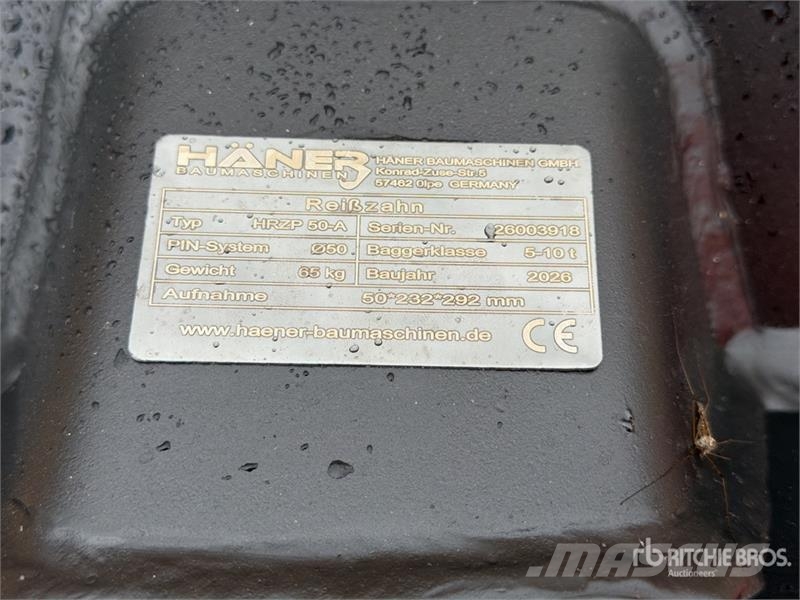  Haener HRZP50A Excavator Ripper (Unused) Spulchniarki