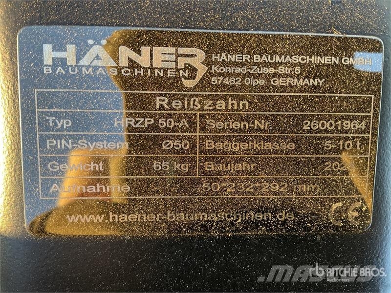  Haener HRZP50A Excavator Ripper (Unused) خداشات