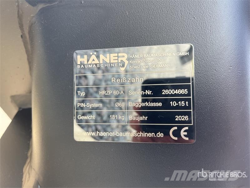Haener HRZP60-A Excavator Ripper (Unused) Scarificateur