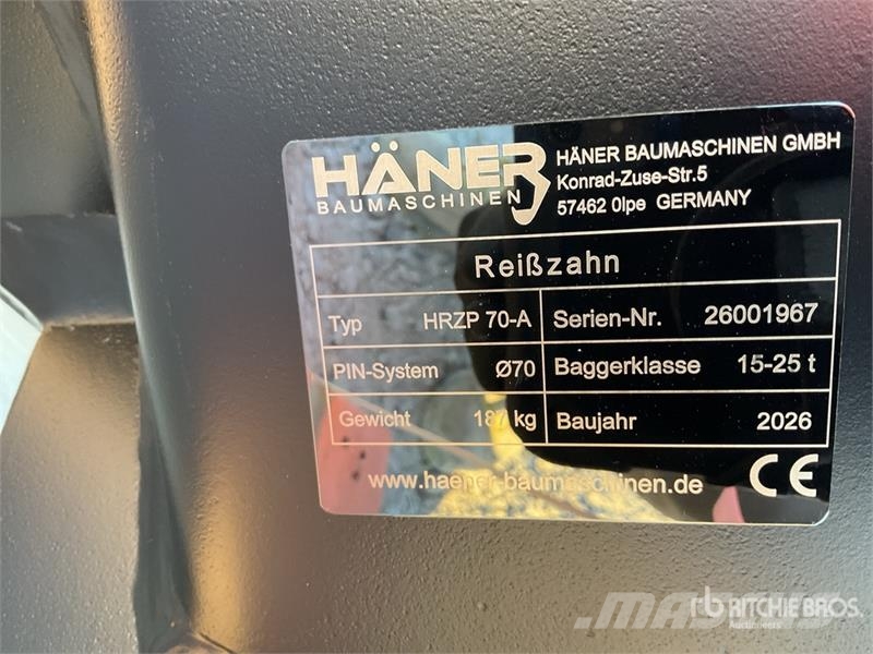  Haener HRZP70-A Excavator Ripper (Unused) خداشات