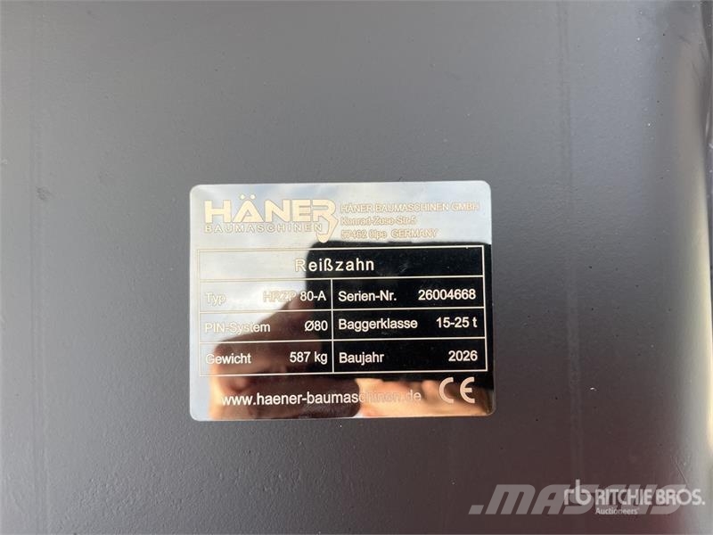 Haener HRZP80-A Excavator Ripper (Unused) Scarificateur