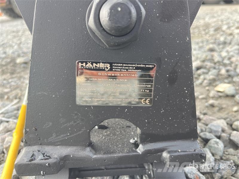  Haener HSA-MS01-M-1.3-30-A Swing Drive (Unused) مكونات أخرى