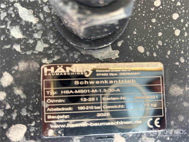 Haener HSA-MS01-M-1.3-30-A swing drive (Unused) Autres accessoires