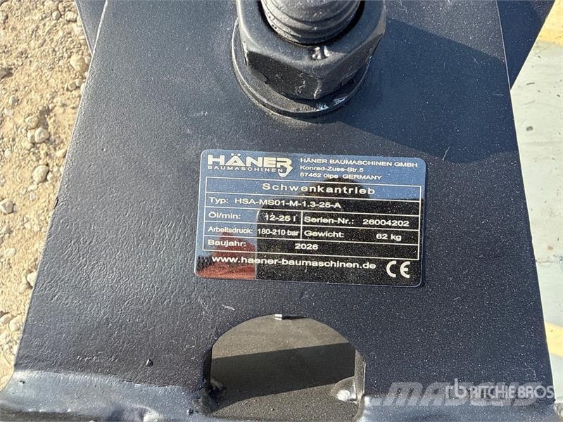 Haener HSA-MS01-M-1.3-25-A swing drive (Unused) Altri componenti