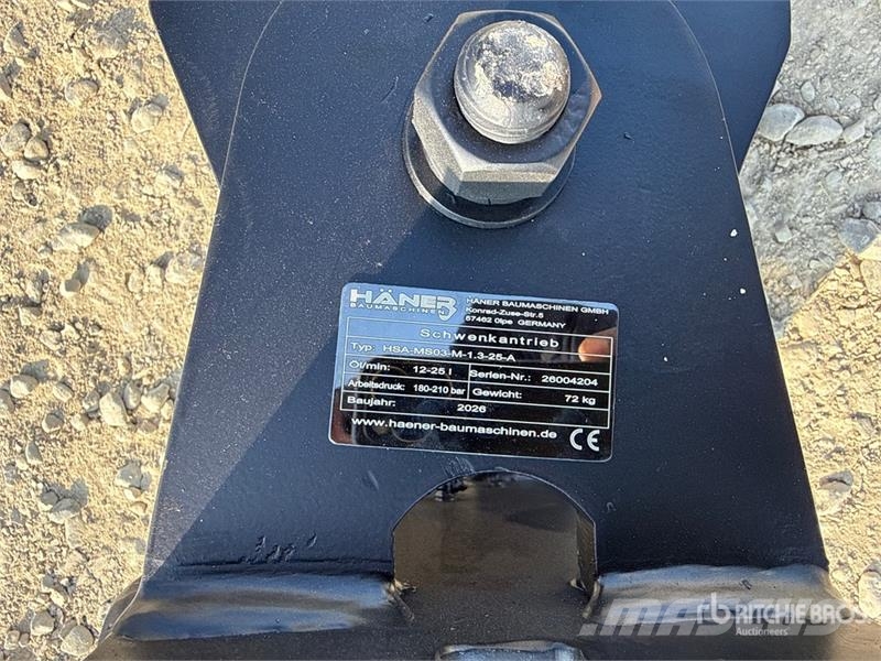 Haener HSA-MS03-M-1.3-25-A swing drive (Unused) Altri componenti