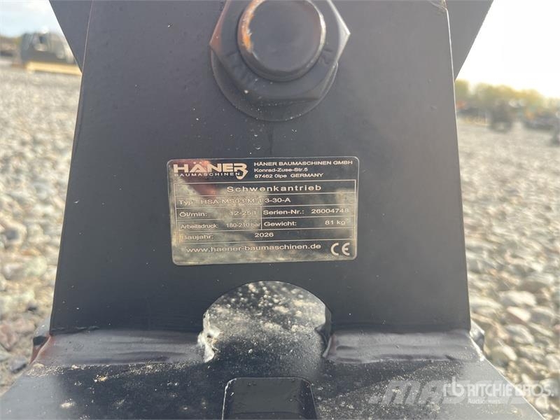Haener HSA-MS03-M-1.3-30-A Swing Drive (Unused) Andre komponenter