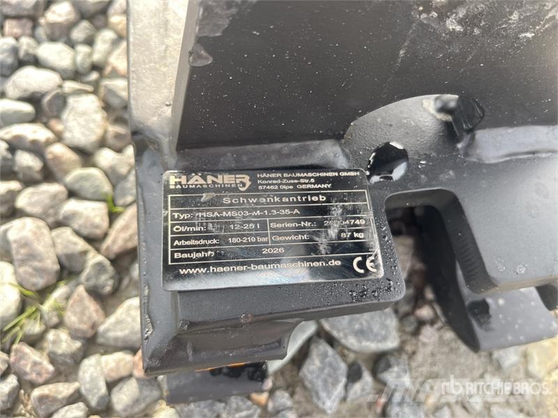 Haener HSA-MS03-M-1.3-35-A Swing Drive (Unused) Andre komponenter