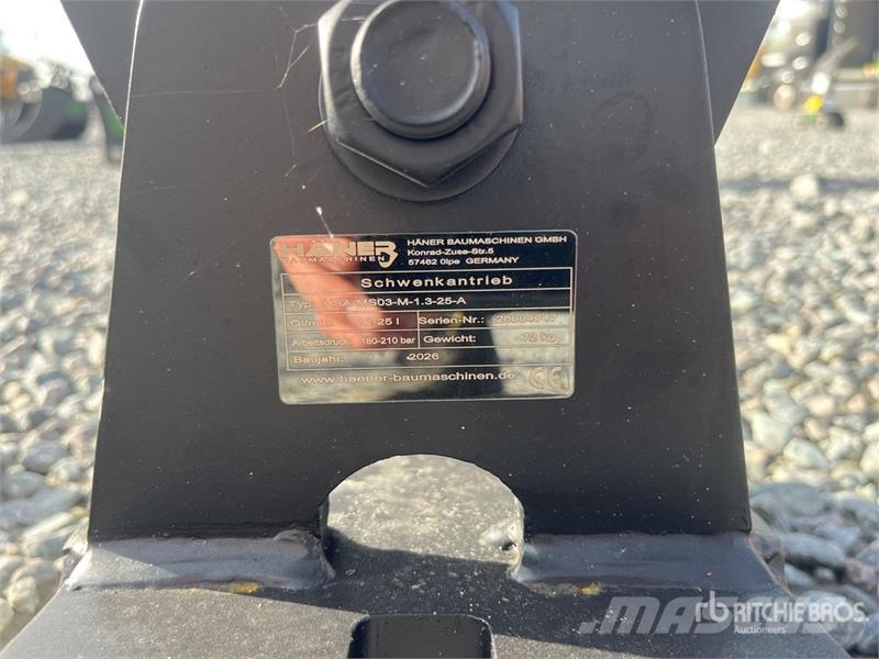  Haener HSA-MS03-M-1.3-25-A Swing Drive (Unused) مكونات أخرى