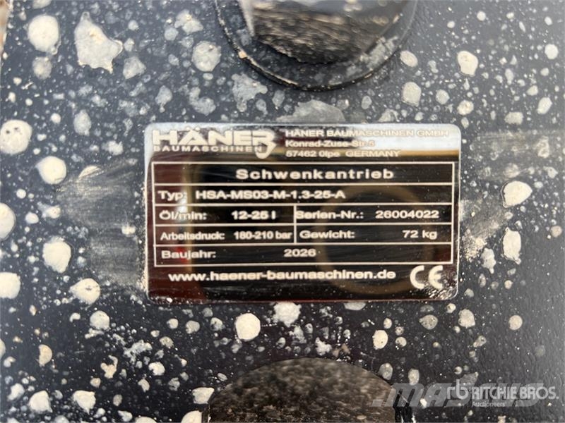 Haener HSA-MS03-M-1.3-25-A swing drive (Unused) Autres accessoires