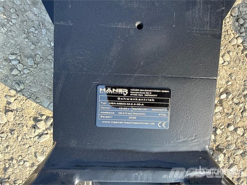 Haener HSA-MS03-M-2.4-35-A swing drive (Unused) Altri componenti