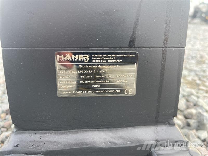  Haener HSA-MS03-M-2.4-40-A Hydraulic Tilting Q/C ( مكونات أخرى