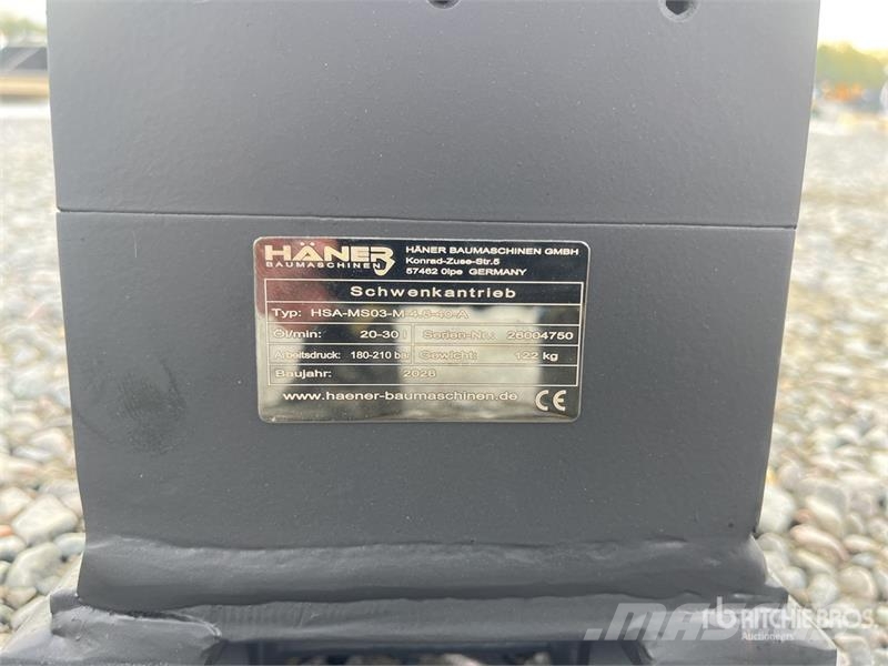  Haener HSA-MS03-M-4.6-40-A Hydraulic Tilting Q/C ( مكونات أخرى