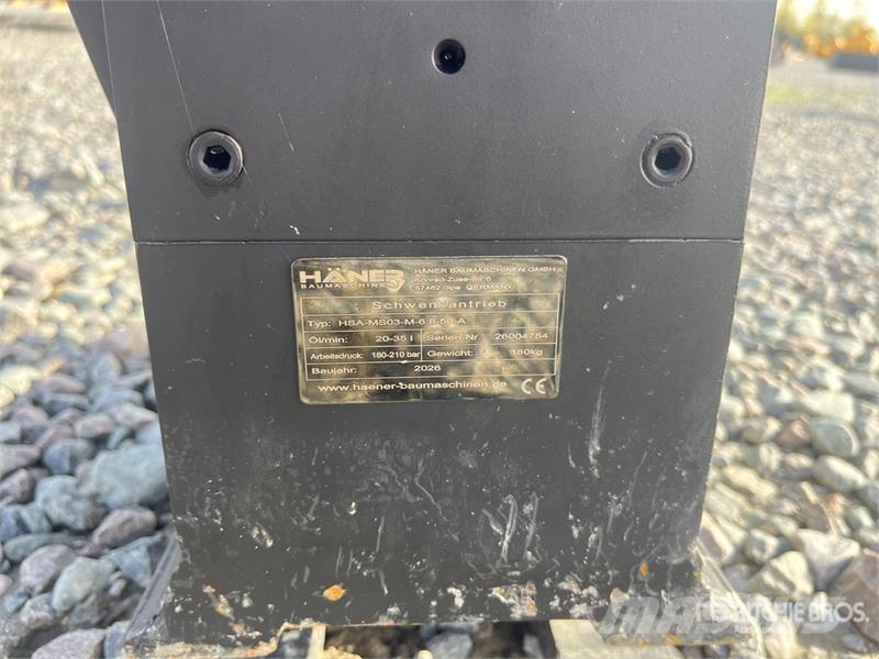 Haener HSA-MS03-M-6.8-50-A Swing Drive (Unused) مكونات أخرى